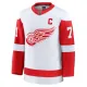 Fanatics Detroit Red Wings Dylan Larkin Pelipaita 2024-2025 Vieras Premium Valkoinen