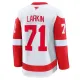 Fanatics Detroit Red Wings Dylan Larkin Pelipaita 2024-2025 Vieras Premium Valkoinen