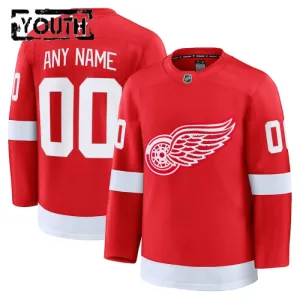 Fanatics Detroit Red Wings Lasten Pelipaita 2024-2025 Koti Premium Punainen ( Omalla Nimellä )