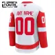 Fanatics Detroit Red Wings Lasten Pelipaita 2024-2025 Vieras Premium Valkoinen ( Omalla Nimellä )