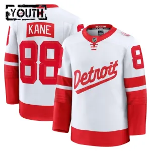 Fanatics Detroit Red Wings Patrick Kane Lasten Pelipaita 2024-2025 Premium Stadium Series Valkoinen