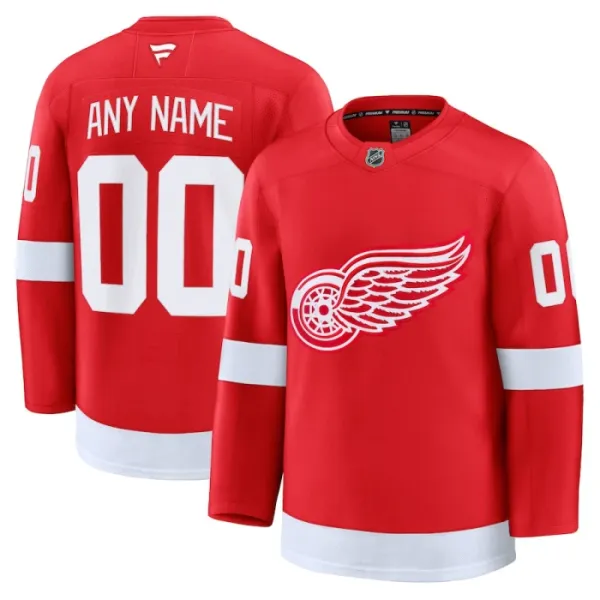 Fanatics Detroit Red Wings Pelipaita 2024-2025 Koti Premium Punainen ( Omalla Nimellä ) Fanatics Detroit Red Wings Pelipaita 2024-2025 Koti Premium Punainen ( Omalla Nimellä )