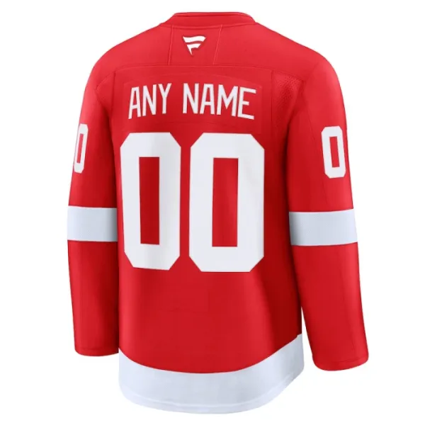Fanatics Detroit Red Wings Pelipaita 2024-2025 Koti Premium Punainen ( Omalla Nimellä )