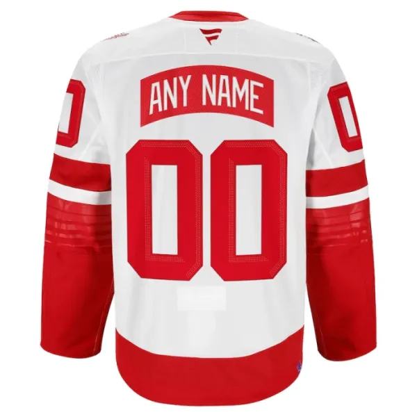 Fanatics Detroit Red Wings Pelipaita 2024-2025 Premium Stadium Series Valkoinen ( Omalla Nimellä )