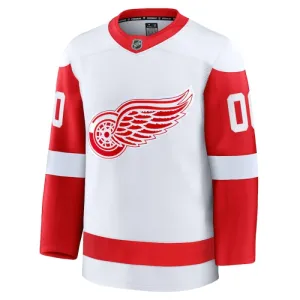 Fanatics Detroit Red Wings Pelipaita 2024-2025 Vieras Premium Valkoinen ( Omalla Nimellä )