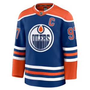 Fanatics Edmonton Oilers Connor McDavid Pelipaita 2024-2025 Koti Premium Sininen