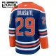 Fanatics Edmonton Oilers Leon Draisaitl Lasten Pelipaita 2024-2025 Koti Premium Sininen