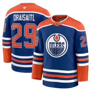 Fanatics Edmonton Oilers Leon Draisaitl Pelipaita 2024-2025 Koti Premium Sininen