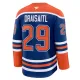 Fanatics Edmonton Oilers Leon Draisaitl Pelipaita 2024-2025 Koti Premium Sininen