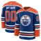 Fanatics Edmonton Oilers Pelipaita 2024-2025 Koti Premium Sininen ( Omalla Nimellä )