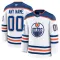 Fanatics Edmonton Oilers Pelipaita 2024-2025 Vieras Premium Valkoinen ( Omalla Nimellä )