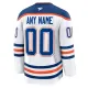 Fanatics Edmonton Oilers Pelipaita 2024-2025 Vieras Premium Valkoinen ( Omalla Nimellä )