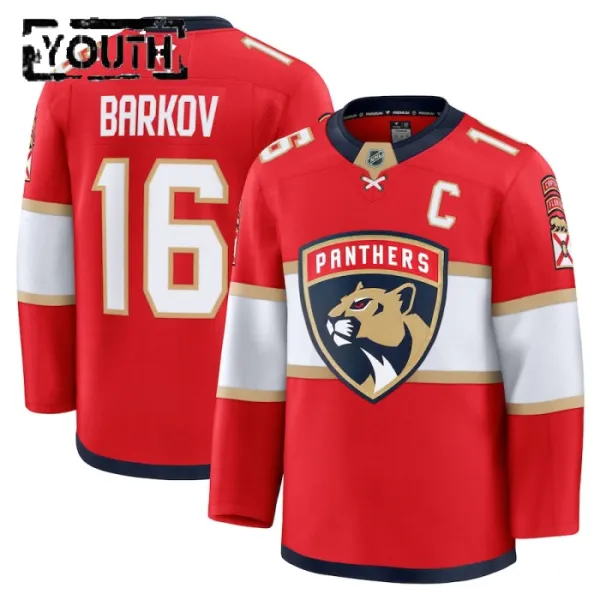 Fanatics Florida Panthers Aleksander Barkov Lasten Pelipaita 2024-2025 Koti Premium Punainen Fanatics Florida Panthers Aleksander Barkov Lasten Pelipaita 2024-2025 Koti Premium Punainen