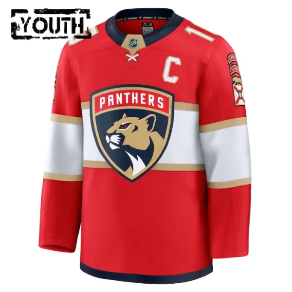 Fanatics Florida Panthers Aleksander Barkov Lasten Pelipaita 2024-2025 Koti Premium Punainen