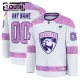 Fanatics Florida Panthers Lasten Pelipaita 2024-2025 Hockey Fights Cancer Practice Valkoinen ( Omalla Nimellä ) Fanatics Florida Panthers Lasten Pelipaita 2024-2025 Hockey Fights Cancer Practice Valkoinen ( Omalla Nimellä )