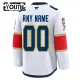 Fanatics Florida Panthers Lasten Pelipaita 2024-2025 Vieras Premium Valkoinen ( Omalla Nimellä )