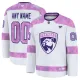 Fanatics Florida Panthers Pelipaita 2024-2025 Hockey Fights Cancer Practice Valkoinen ( Omalla Nimellä ) Fanatics Florida Panthers Pelipaita 2024-2025 Hockey Fights Cancer Practice Valkoinen ( Omalla Nimellä )