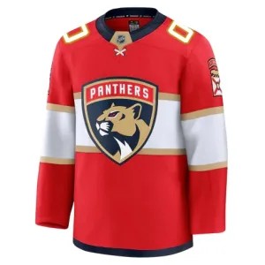 Fanatics Florida Panthers Pelipaita 2024-2025 Koti Premium Punainen ( Omalla Nimellä )