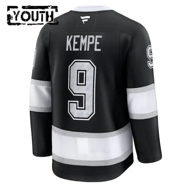 Fanatics Los Angeles Kings Adrian Kempe Lasten Pelipaita 2024-2025 Koti Premium Musta