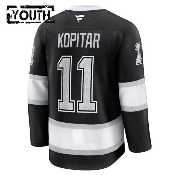 Fanatics Los Angeles Kings Anze Kopitar Lasten Pelipaita 2024-2025 Koti Premium Musta