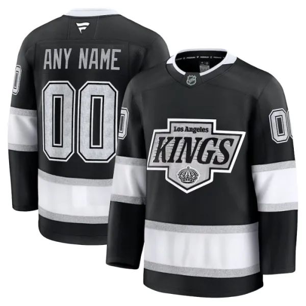 Fanatics Los Angeles Kings Pelipaita 2024-2025 Koti Premium Musta ( Omalla Nimellä ) Fanatics Los Angeles Kings Pelipaita 2024-2025 Koti Premium Musta ( Omalla Nimellä )