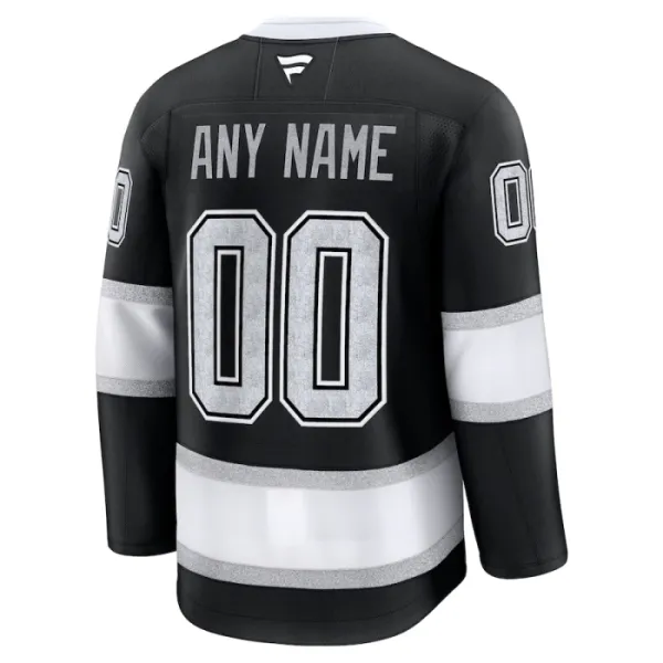 Fanatics Los Angeles Kings Pelipaita 2024-2025 Koti Premium Musta ( Omalla Nimellä )