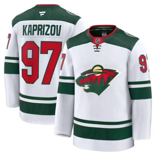 Fanatics Minnesota Wild Kirill Kaprizov Pelipaita 2024-2025 Vieras Premium Valkoinen Fanatics Minnesota Wild Kirill Kaprizov Pelipaita 2024-2025 Vieras Premium Valkoinen