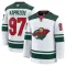 Fanatics Minnesota Wild Kirill Kaprizov Pelipaita 2024-2025 Vieras Premium Valkoinen