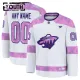 Fanatics Minnesota Wild Lasten Pelipaita 2024-2025 Hockey Fights Cancer Practice Valkoinen ( Omalla Nimellä ) Fanatics Minnesota Wild Lasten Pelipaita 2024-2025 Hockey Fights Cancer Practice Valkoinen ( Omalla Nimellä )