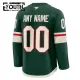 Fanatics Minnesota Wild Lasten Pelipaita 2024-2025 Koti Premium Vihreä ( Omalla Nimellä )