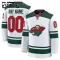 Fanatics Minnesota Wild Lasten Pelipaita 2024-2025 Vieras Premium Valkoinen ( Omalla Nimellä )