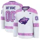 Fanatics Minnesota Wild Pelipaita 2024-2025 Hockey Fights Cancer Practice Valkoinen ( Omalla Nimellä ) Fanatics Minnesota Wild Pelipaita 2024-2025 Hockey Fights Cancer Practice Valkoinen ( Omalla Nimellä )