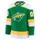 Fanatics Minnesota Wild Pelipaita 2024-2025 Kolmos Premium Vihreä ( Omalla Nimellä )