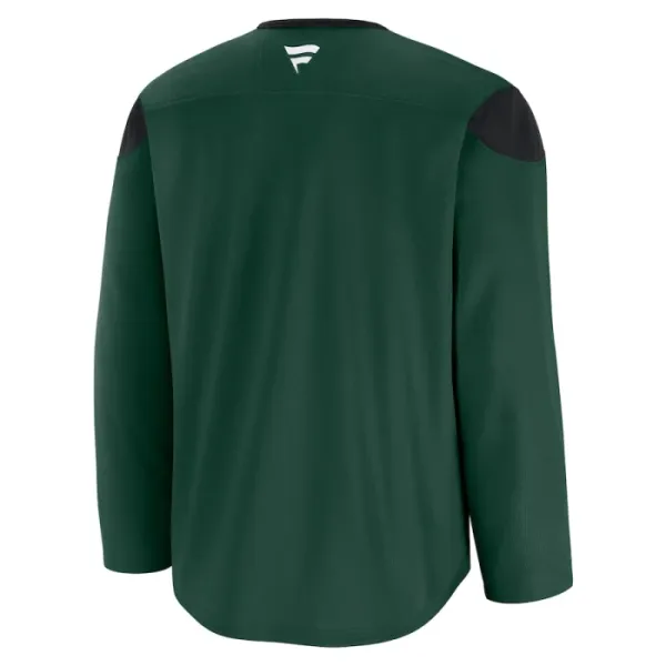 Fanatics Minnesota Wild Team Pelipaita 2024-2025 Practice Vihreä ( Omalla Nimellä )