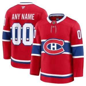 Fanatics Montreal Canadiens Pelipaita 2024-2025 Koti Premium Punainen ( Omalla Nimellä )