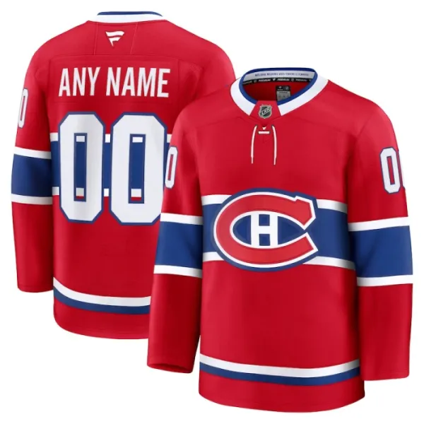Fanatics Montreal Canadiens Pelipaita 2024-2025 Koti Premium Punainen ( Omalla Nimellä ) Fanatics Montreal Canadiens Pelipaita 2024-2025 Koti Premium Punainen ( Omalla Nimellä )