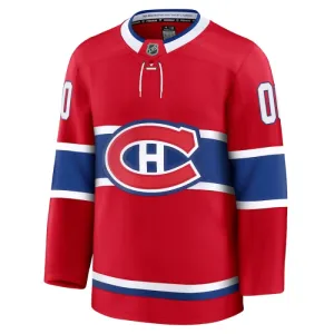 Fanatics Montreal Canadiens Pelipaita 2024-2025 Koti Premium Punainen ( Omalla Nimellä )