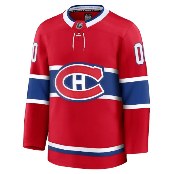 Fanatics Montreal Canadiens Pelipaita 2024-2025 Koti Premium Punainen ( Omalla Nimellä )