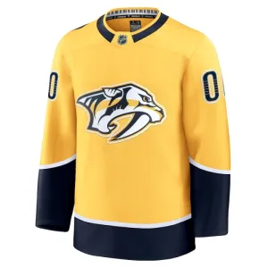 Fanatics Nashville Predators Pelipaita 2024-2025 Koti Premium Keltainen ( Omalla Nimellä )