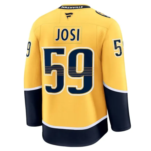 Fanatics Nashville Predators Roman Josi Pelipaita 2024-2025 Koti Premium Keltainen