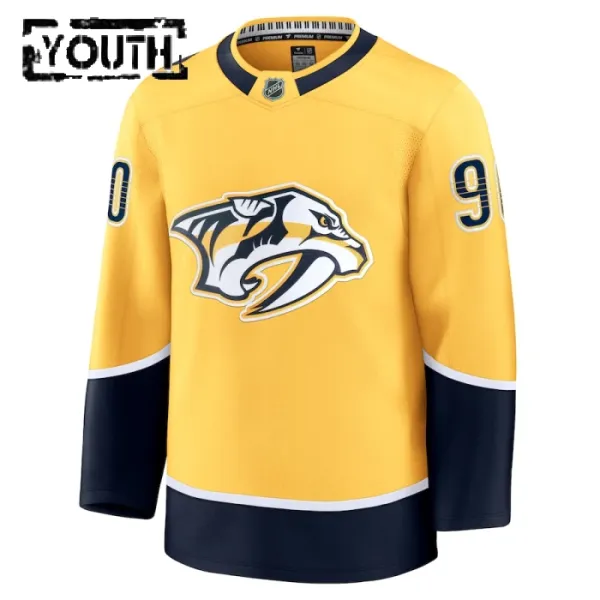 Fanatics Nashville Predators Ryan Oreilly Lasten Pelipaita 2024-2025 Koti Premium Keltainen