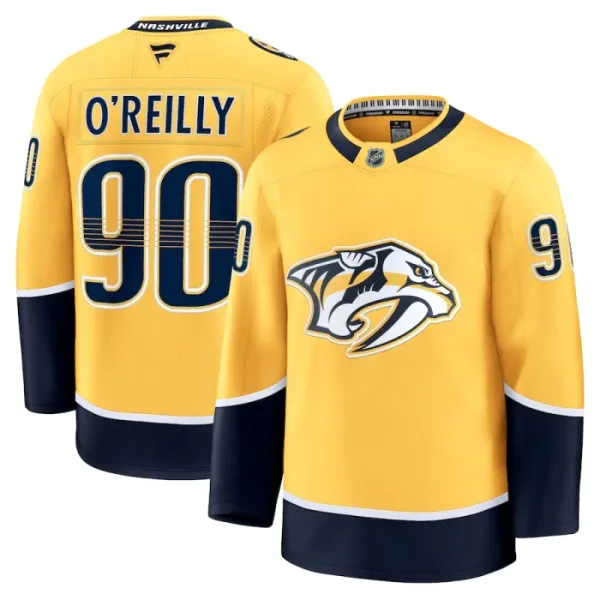 Fanatics Nashville Predators Ryan Oreilly Pelipaita 2024-2025 Koti Premium Keltainen Fanatics Nashville Predators Ryan Oreilly Pelipaita 2024-2025 Koti Premium Keltainen