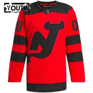 Adidas New Jersey Devils Lasten Pelipaita 2024 Premium Stadium Series Punainen ( Omalla Nimellä )
