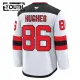 Fanatics New Jersey Devils Jack Hughes Lasten Pelipaita 2024-2025 Vieras Premium Valkoinen