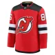 Fanatics New Jersey Devils Jack Hughes Pelipaita 2024-2025 Koti Premium Punainen