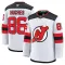 Fanatics New Jersey Devils Jack Hughes Pelipaita 2024-2025 Vieras Premium Valkoinen