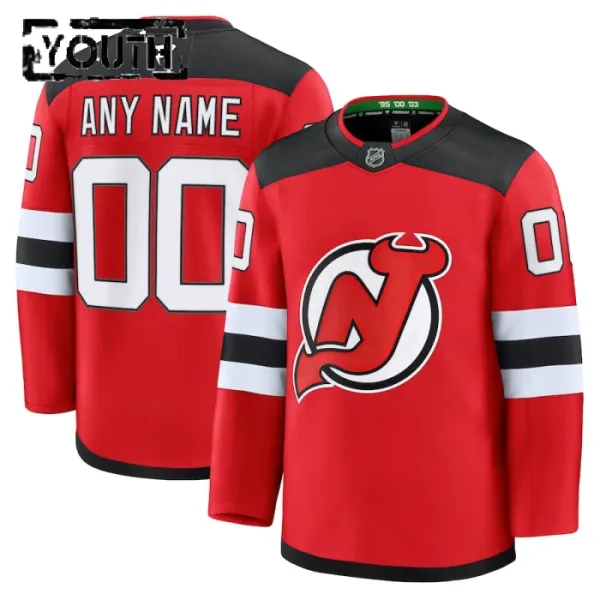 Fanatics New Jersey Devils Lasten Pelipaita 2024-2025 Koti Premium Punainen ( Omalla Nimellä ) Fanatics New Jersey Devils Lasten Pelipaita 2024-2025 Koti Premium Punainen ( Omalla Nimellä )