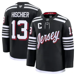 Fanatics New Jersey Devils Nico Hischier Pelipaita 2024-2025 Kolmos Premium Musta