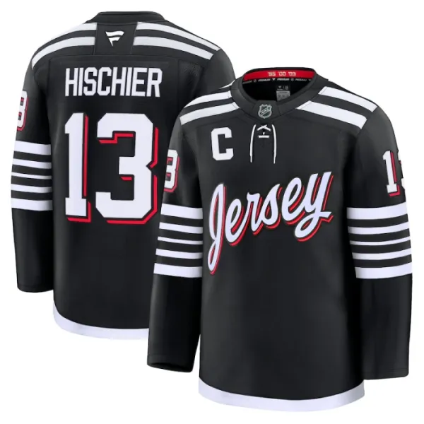 Fanatics New Jersey Devils Nico Hischier Pelipaita 2024-2025 Kolmos Premium Musta Fanatics New Jersey Devils Nico Hischier Pelipaita 2024-2025 Kolmos Premium Musta
