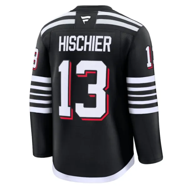 Fanatics New Jersey Devils Nico Hischier Pelipaita 2024-2025 Kolmos Premium Musta